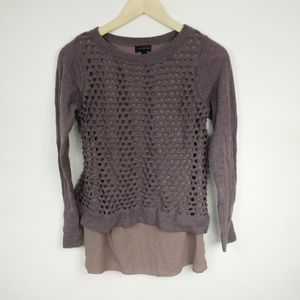 The Limited Womens Purple Sweater Top Size Small
